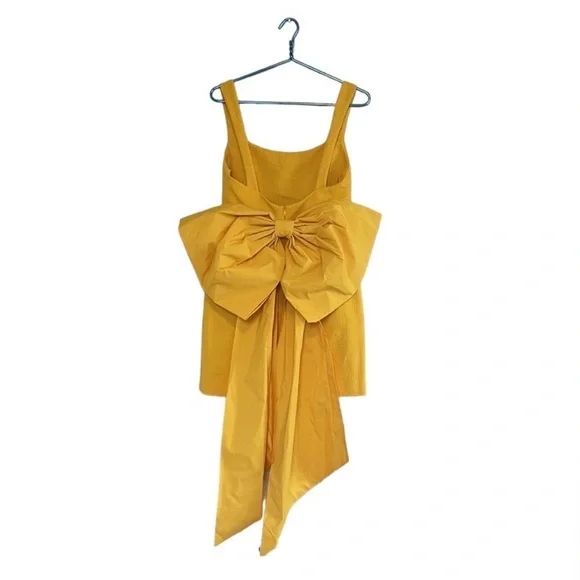 Rebecca Vallance Calla Bow-embellished Cloqué Mini Dress - Picture 5 of 7